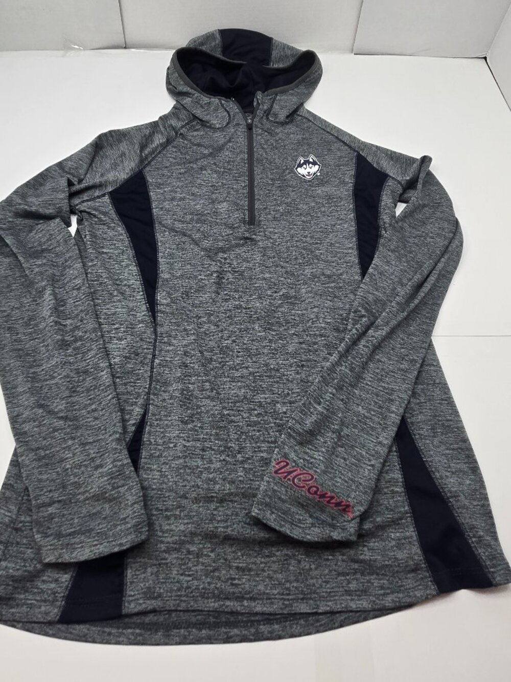 UConn Huskies Campus Heritage Quarter Zip Hoodie Men’s L NCAA